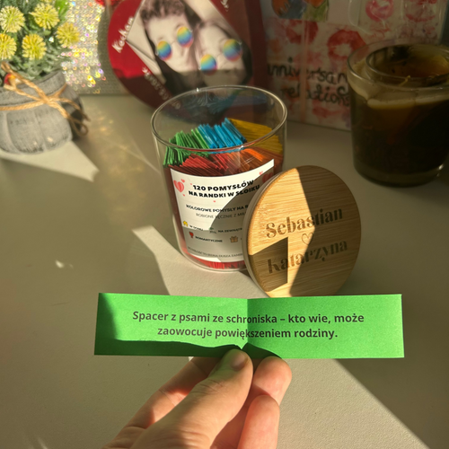 120 pomysłów, które zbliżą Was bardziej + grawer💞